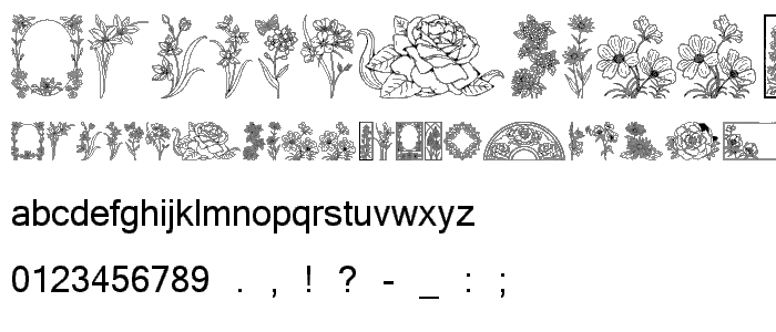 Floral Design font